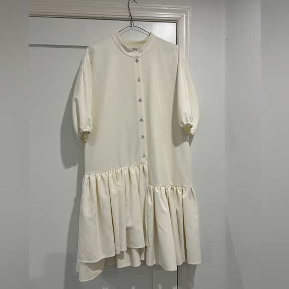 Christina Rohde girls white button down dress - Picture 3 of 4